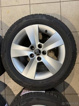 Alu kola Škoda MATONE R15 5x100 ET38 + Letní pneu 185/60 R15 - 5