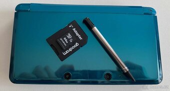 Nintendo 3DS Aqua Blue + 64gb - 5