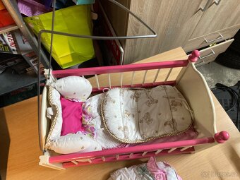 DŘEVĚNÁ POSTÝLKA PRO PANENKY. - 5