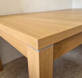 Nový rozkládací stůl dub 100x200+2x45 cm - 5
