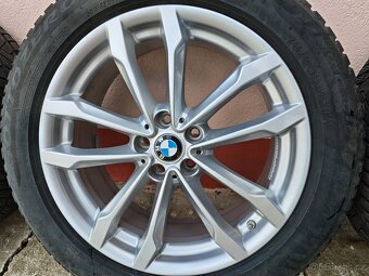 Originál alu kola r19 BMW X5, zimní pneu 255/50 R19 - 5