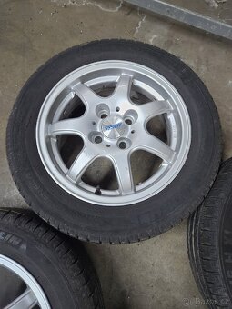 Alu kola 4x100 + letní pneu 185/60 r15 - 5