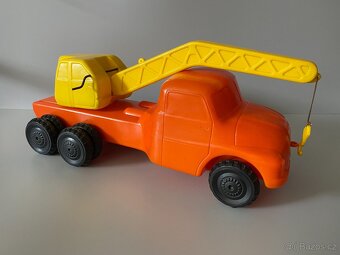 jeřáb tatra gumotex stará hračka hračky retro ites igra kdn - 5
