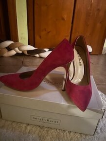 SERGIO BARDI růžové LODIČKY VEL.39 nové - 5