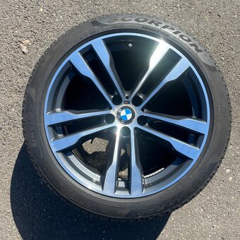 Sada kol 20” original BMW X6 X5 ///M + 99% pneu Pirelli - 5