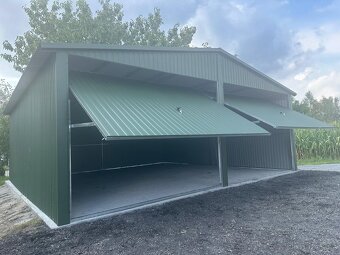 Plechová garáž 6x5m - 5