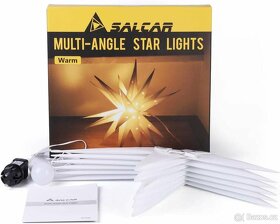 Salcar LED hvězda - teplá bílá - 5
