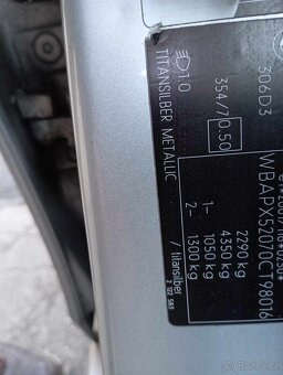 BMW MOTOR M57D30 306D3 k vyzkoušeni v autě z bmw 5 - 5