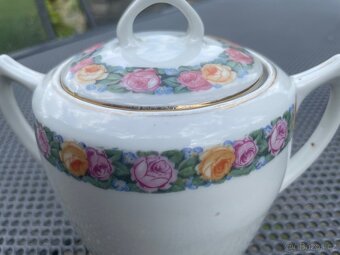 Stará konvička a cukřenka - Karlovarský porcelán - 5