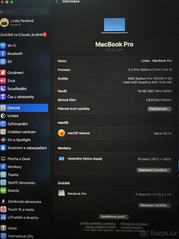 MacBook Pro 16” (2019) – Intel Core i9, 16 GB RAM, 2TB SSD - 5