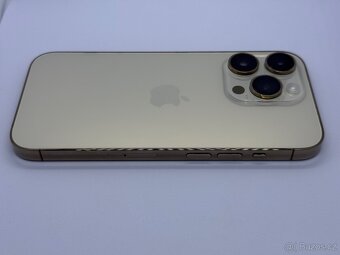 iPhone 14 Pro 128 GB Gold - Baterie 100 %, Záruka - 5