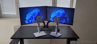 2x 27" 4K DELL monitor plus držák na stůl AlzaErgo - 5