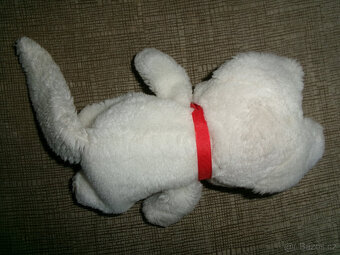 Retro Mončičák-bílý-píská - 5