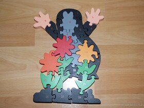 4x dřevěné puzzle - 5