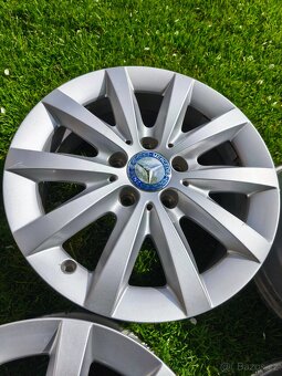 Originální alu kola Mercedes r16 5x112 třída A B - 5