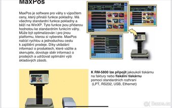 POS váha DIGI RM-5800 – pokladní systém + vážení v jednom - 5