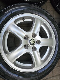ALU kola letní Škoda 5x100 Fabia III Rapid R15 - 5