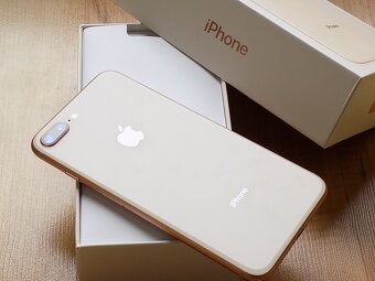 APPLE iPhone 8 Plus 64GB Gold - ZÁRUKA - TOP STAV - 5