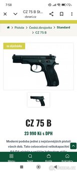 CZ 75 B - NOVÁ V ZÁRUCE - 5