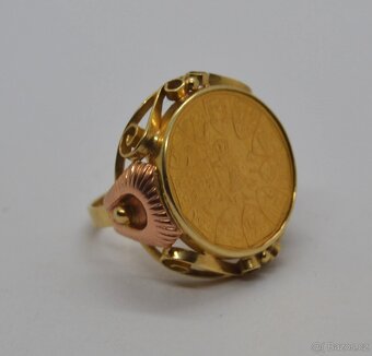 Zlatý prsten s mincí - 5