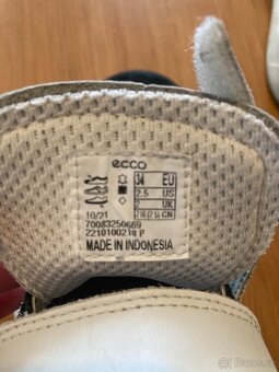 Dětské kožené kotníčkové boty ecco vel.34 - 5