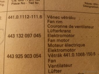 ventilátor chladiče elektrický Škoda - 5