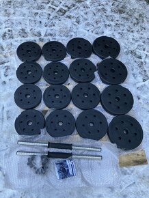 Jednoruční činky 2 x 15 Kg - 5