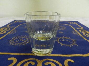 Vzácná broušená sklenice s Kohoutem Baccarat Francie - 5