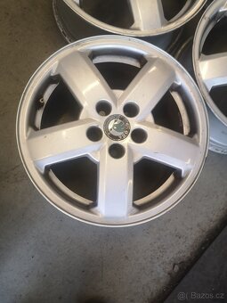 Alu kola 5x100 r15 Škoda - 5