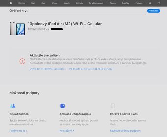 Nový Apple iPad Air 13" M2 128GB Wi-Fi + Cellular se záruko - 5
