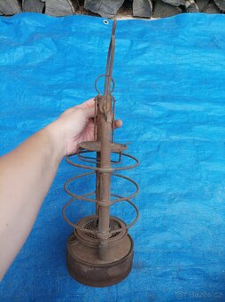 Stará německá petrolejová lampa - 5