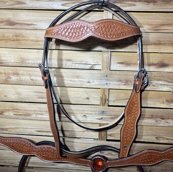 Westernový set 12) hnědý Basket - 5