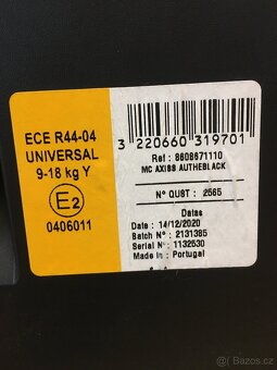 Dětská sedačka MAXI-COSI otočná - 5