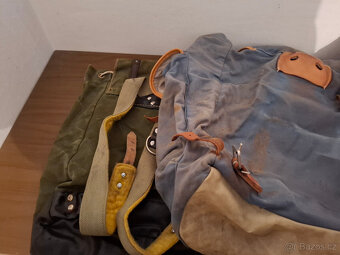 Prodám staré vojenské batohy,pytle - 5