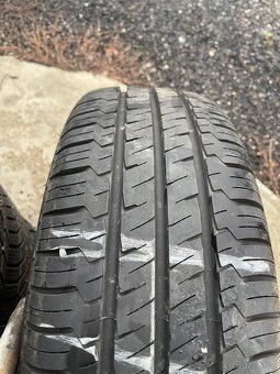 Originál plechové disky Ford 215/65 R15C, letní pneu - 5