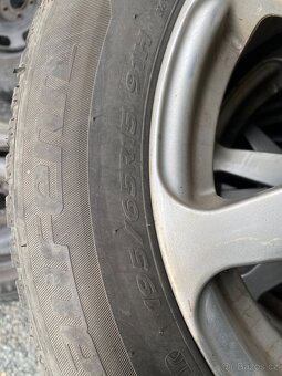 Alu kola 15” 5x100 a celoroční pneu 195/65/R15 - 5