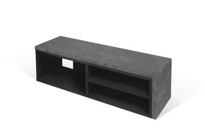 TV stolek TEMAHOME, betonově šedý, 203 x 35 cm - 5