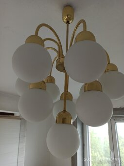 Lustr, svítidlo, lampa Kamenický Šenov - 5