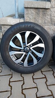 Alu kola originál 5x100 r15 vw Polo letní pneu - 5