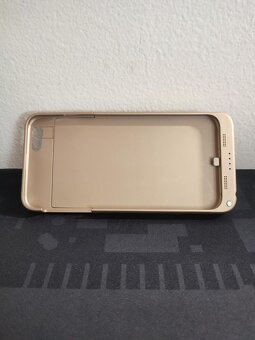 Externí bateriový kryt pro iPhone 6 - 4800mAh, zlatá/růžová - 5