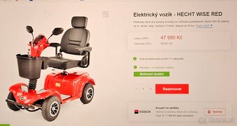 elektrický vozík pro seniory - HECHT - 5