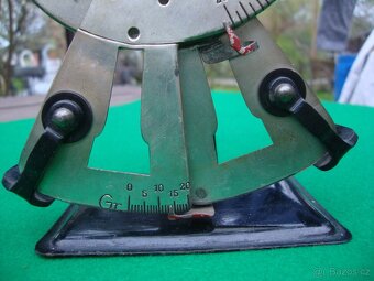 Raritní poštovní váha na dopisy z Rakouska Uherska Secesní - 5