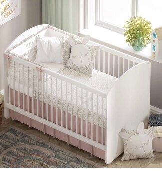 Zánovní krásná dětská postýlka 70x130 cm - 5