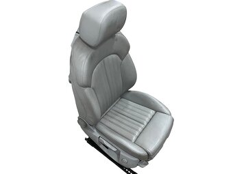 Sedačky šedá kůže Audi A6 C7 4G sedan r.v. 2014 - 5