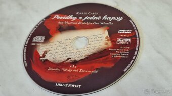 2 CD AUDIO KNIHA - POVÍDKY K.Čapek, J.Hašek - 5