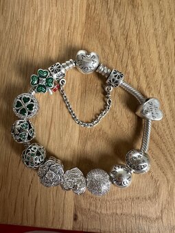 Korálek se čtyřlístky na Pandora náramek - 5