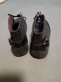 kožené kotníkové boty - 5