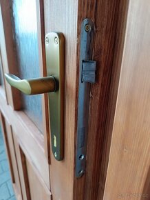 Dvoukřídlé dřevěné dveře 125 cm - 5