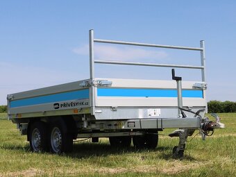 Sklopný přívěs, 305x180x35 cm, 2600 kg, elektrické sklápění - 5