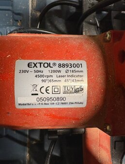 Kotoučová pila Extol premium 230v 185mm+kufr originál původn - 5
